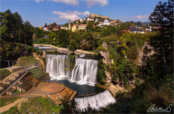 View of Jajce, Bosnia and Herzegovina