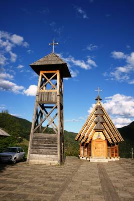 Mecavnik church & belltower, Serbia