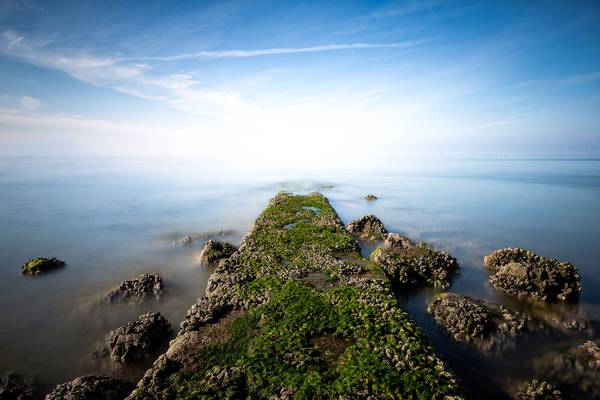 Breaker at Colwyn Bay