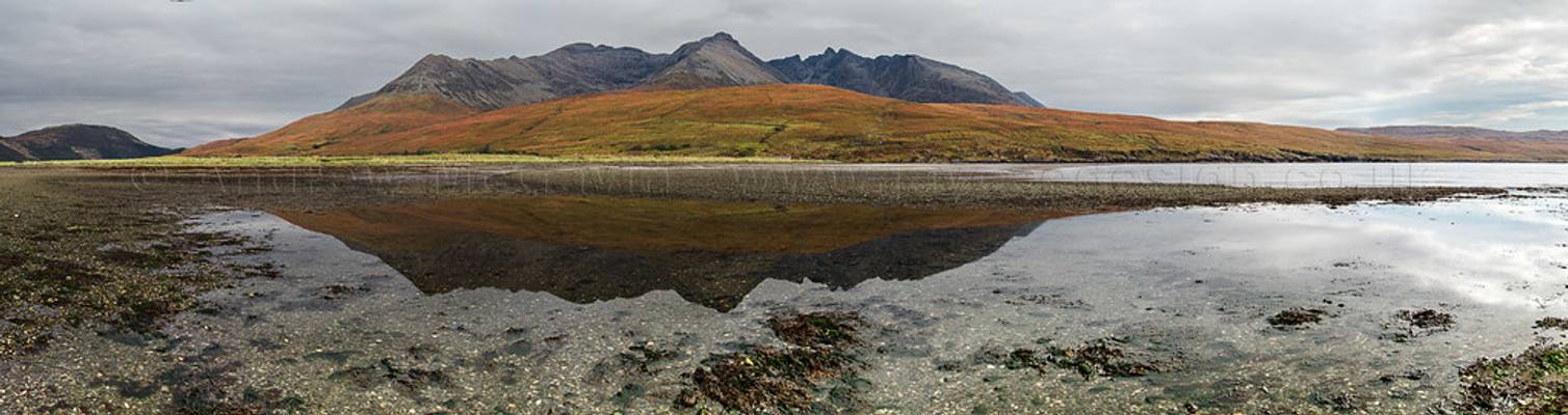 Cuillin beach pano