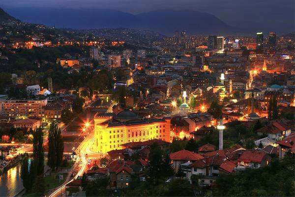 Sarajevo at Dusk