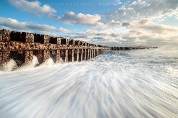 The Buxton Jetty at North Carolina's Old Lighthouse Beach (Cape Hatteras National Seashore)