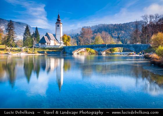 Slovenia - Triglavski NP - Bohinj Lake - Church of St. John the Baptist