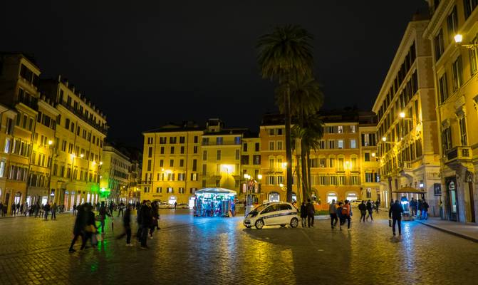 Piazza di Spagna at Night