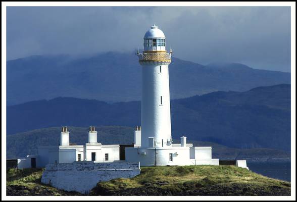 The Lismore Lighthouse. Sound of Mull, Scotland.