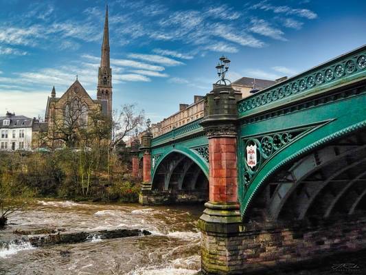 Kelvin Bridge, Glasgow. Scotland.