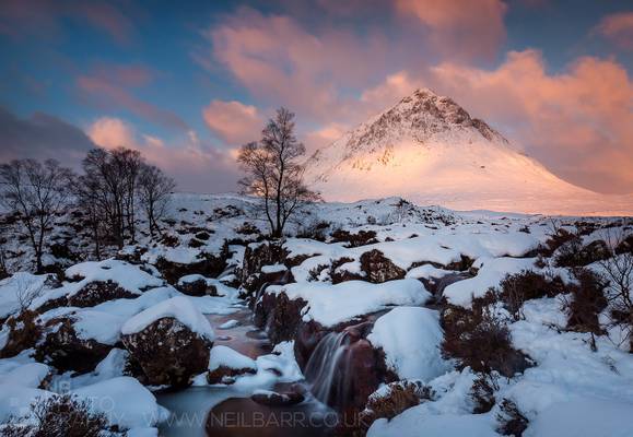 Sunrise on Buachaille Etive Mòr