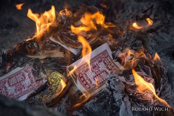 Hanoi - Burning Fake Bills
