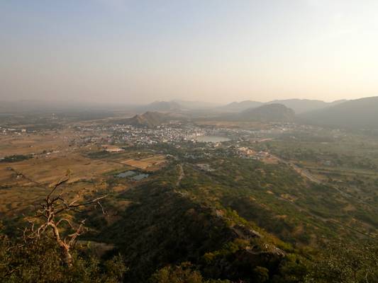 View of Pushkar, Rajasthan, India  - पुष्कर, उदैपर, भारत
