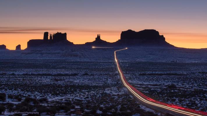 Streaking Across the Valley
