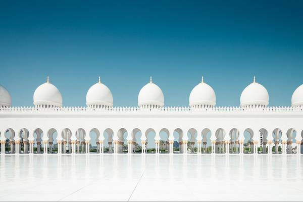 Sheikh Zayed Grand Mosque in Abu Dhabi