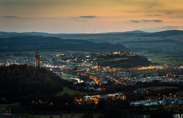 National Wallace Monument and Stirling Castle