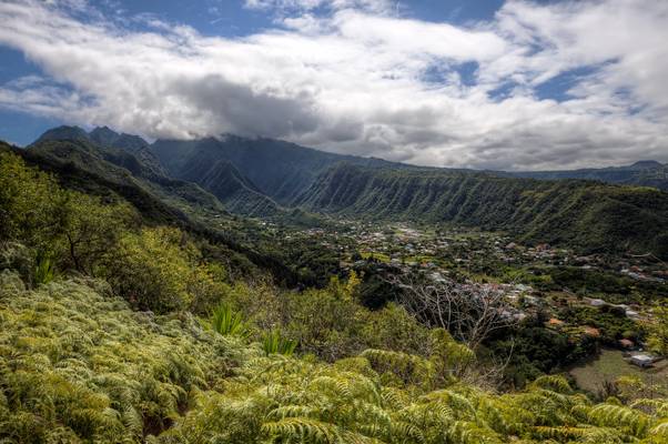 Panorama of Entre-Deux, Réunion Island [FR]