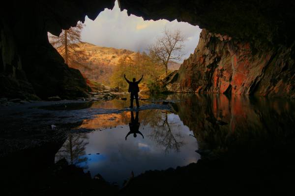 Rydal Cave Reflections