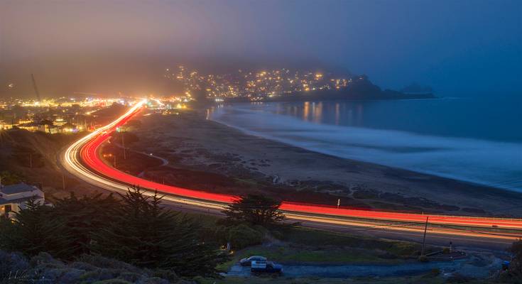 Evening Highway 1