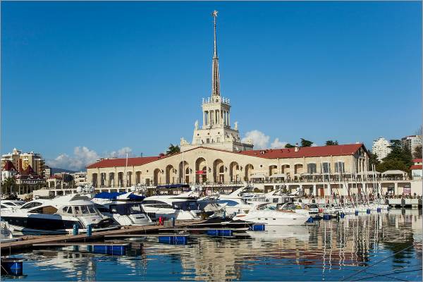 Sea Port in Sochi