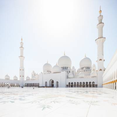 Sheikh Zayed Grand Mosque in Abu Dhabi