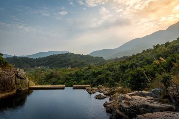 Water Pool in the Mountains of Mui Wo