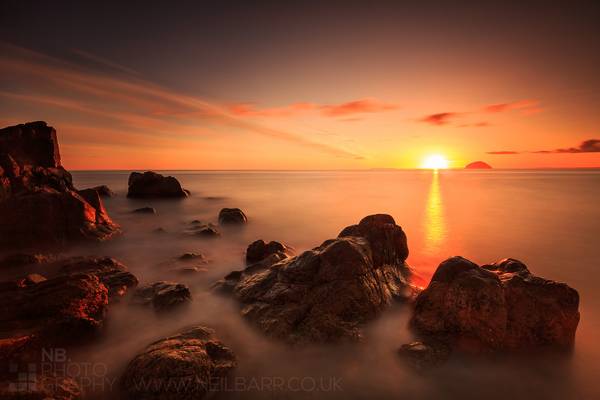 Ailsa Craig Sunset