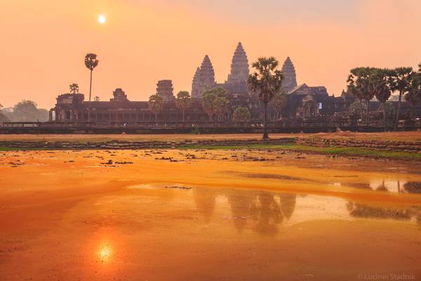 Glowing Angkor Wat