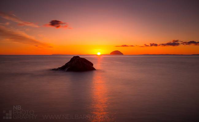 Ailsa Craig Sunset