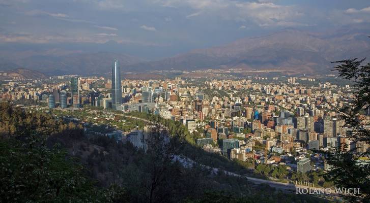 Santiago de Chile - View from San Cristóbal Hill