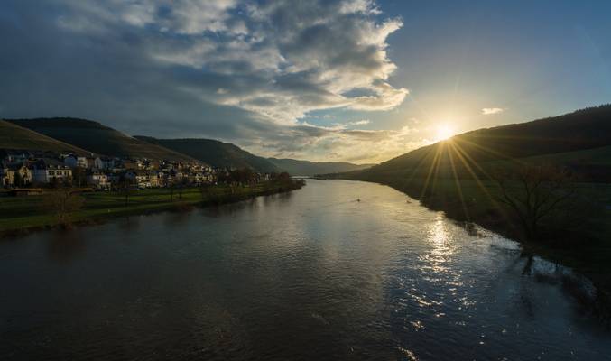 Morgens an der Mosel