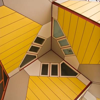 Detail of Cubic House in Rotterdam