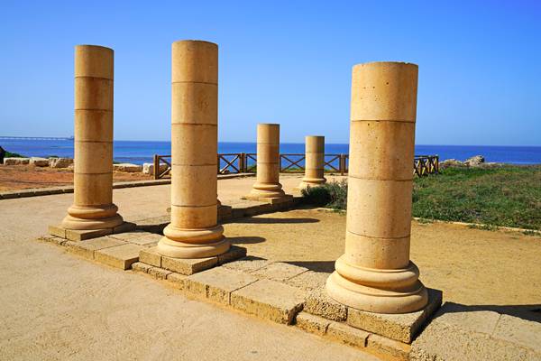 Archeological site of ancient Caesarea, Israel