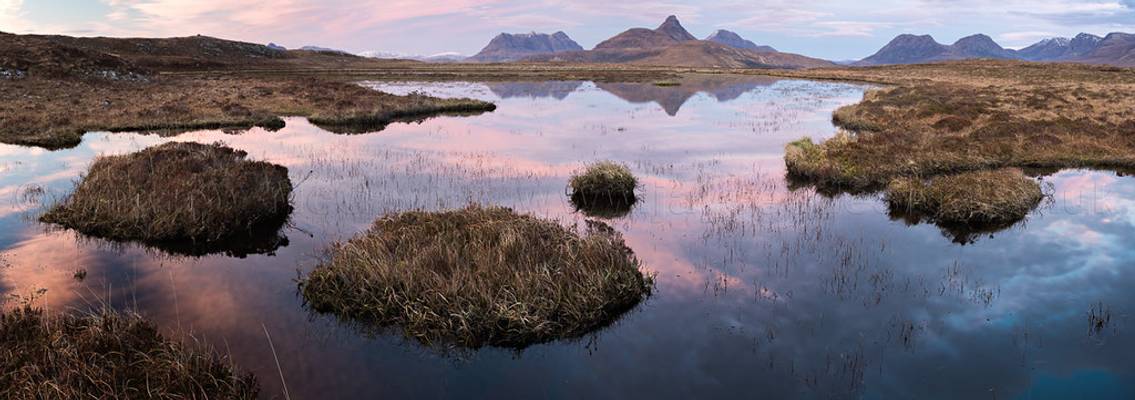 Sunset light Stac Pollaidh