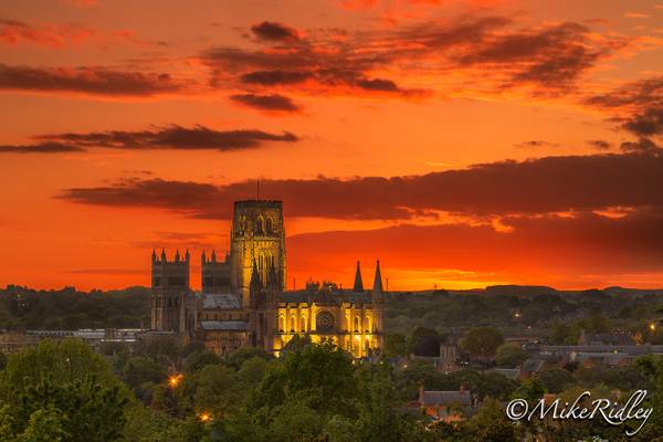 Durham Cathedral dusk ..