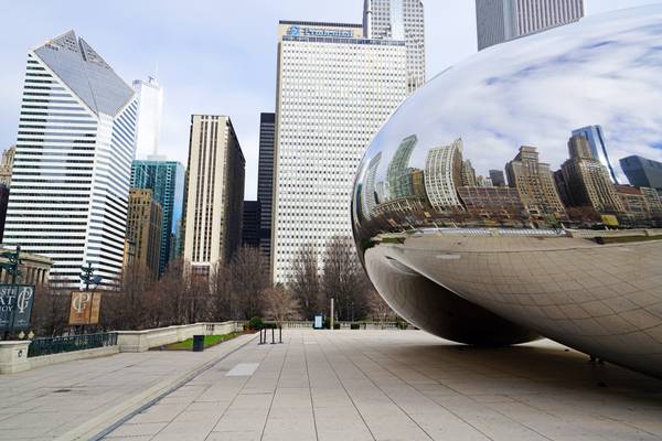 The famous Cloud Gate, Chicago