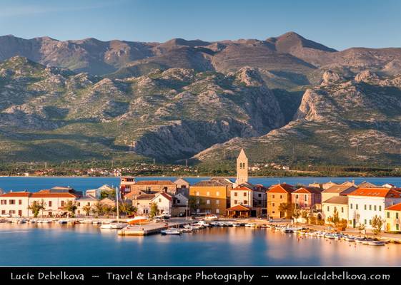 Croatia - Dalmatia - Vinjerac during setting sun