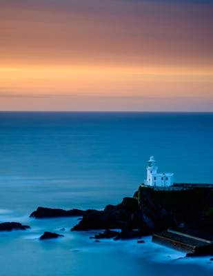 Sunset at Hartland Point Lighthouse