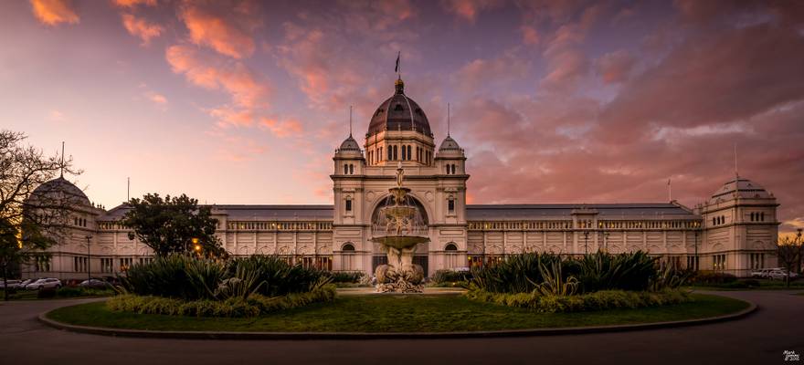 Royal Exhibition Building Sunset