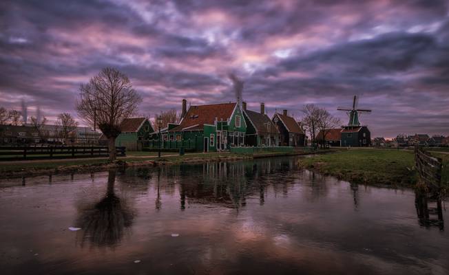 Dutch Winter Sunset