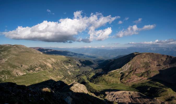 View from Perafita peak, Andorra