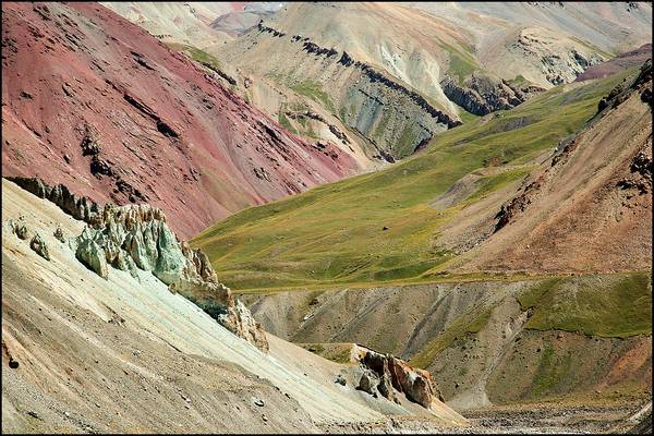 Mountains, so different in colors