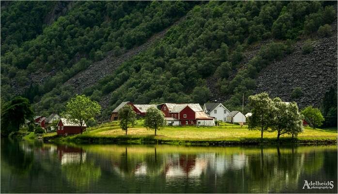 Fjordside farm, Norway