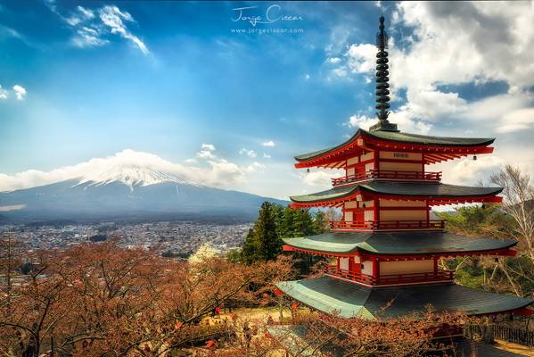 Chureito Pagoda & Mt. Fuji 1