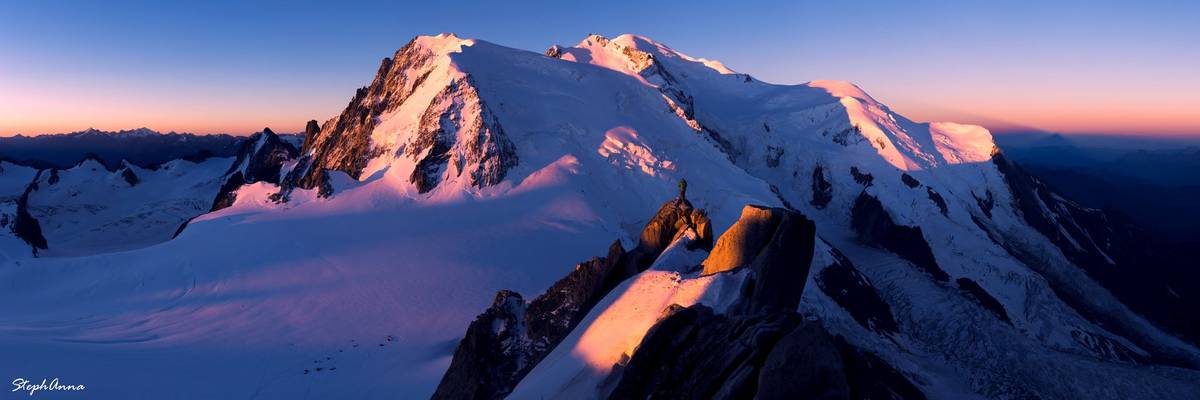 Lever de soleil sur Mont Blanc