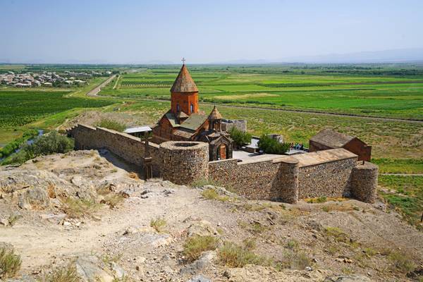 Khor Virap view from the hill, Armenia