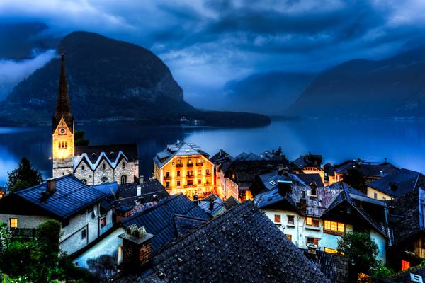 Hallstatt at Dusk