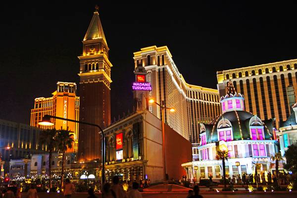 Las Vegas by night. Little Italy