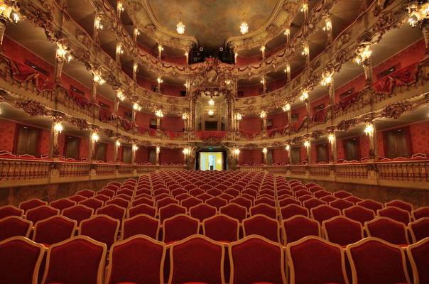 Cuvilliés Theatre, Munich, view from the stage