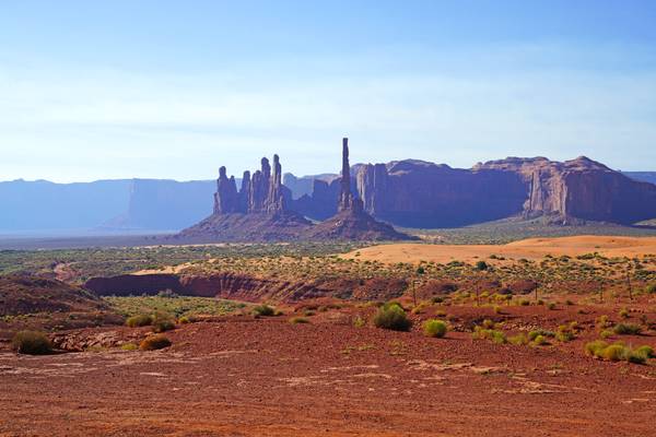 Martian landscape of the Monument Valley, Arizona, USA