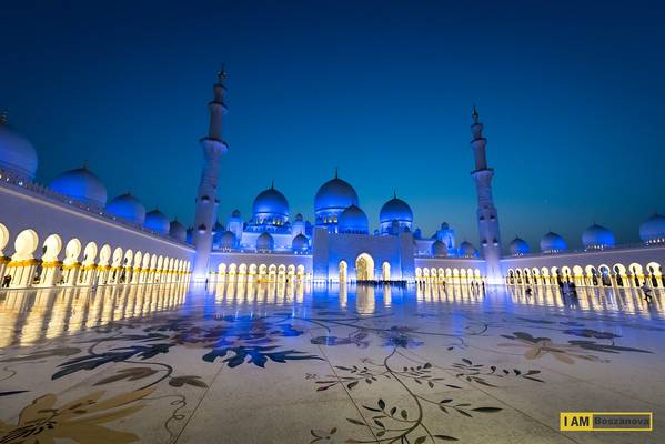Sheikh Zayed Mosque Twilight