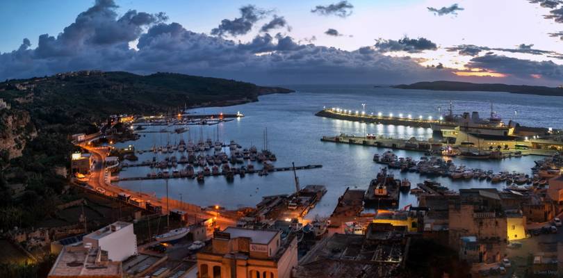 Morgendämmerung am Hafen [Mġarr - Gozo - Malta]