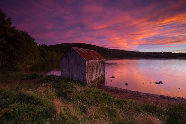 Sunset at Abriachan.