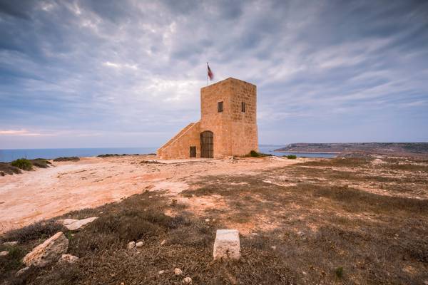 Ghajn Tuffieha Tower Malta .